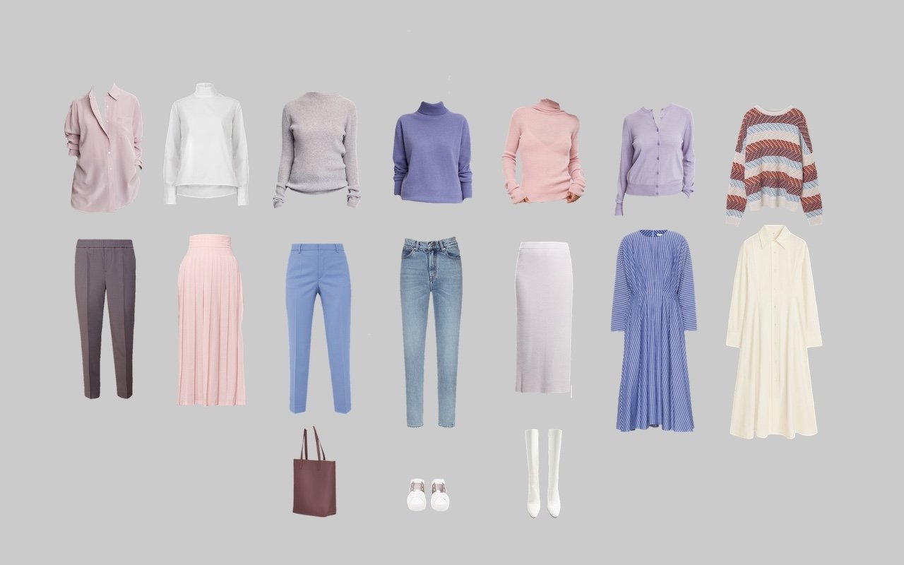 Light colored clothing