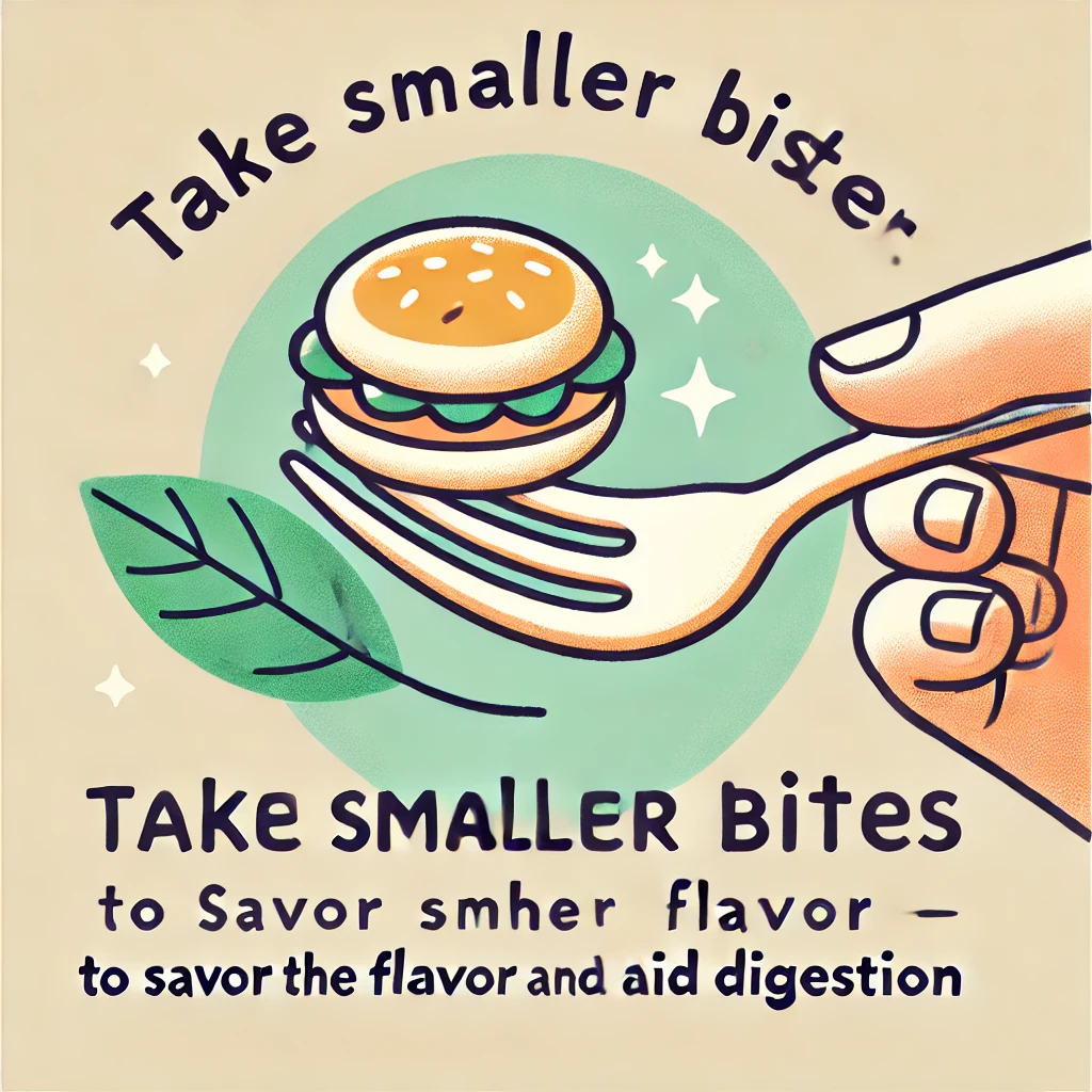 Take smaller bites